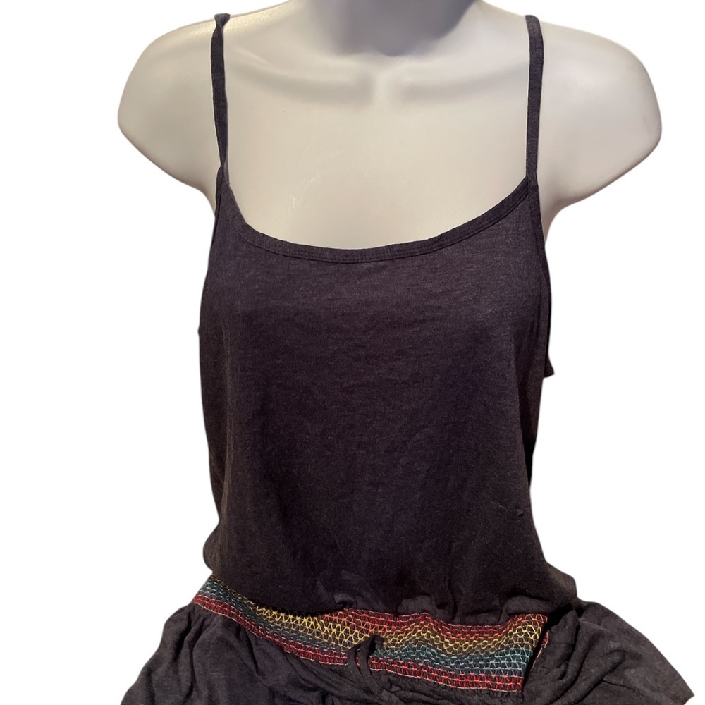Purple Sleeveless Fitted Camisole Swim Coverup